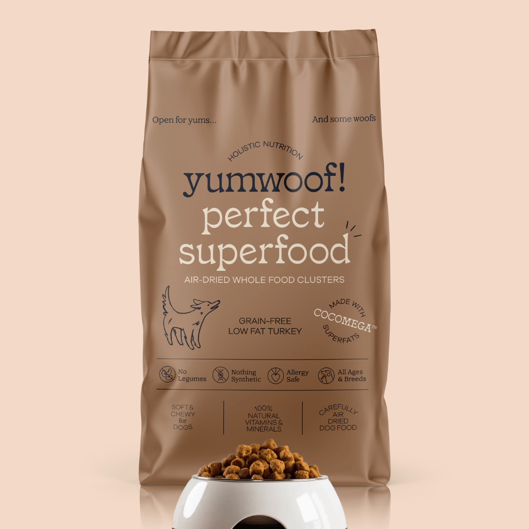 Yumwoof Natural Pet Food - Perfect Superfood Air-Dried Dog Food: Meat Lovers / Full bag (7 lbs)